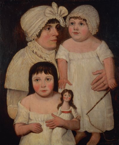 Familiengruppe, ca. 1810 von English School